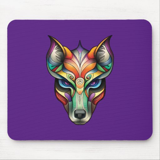 WOLF ART MOUSE PAD