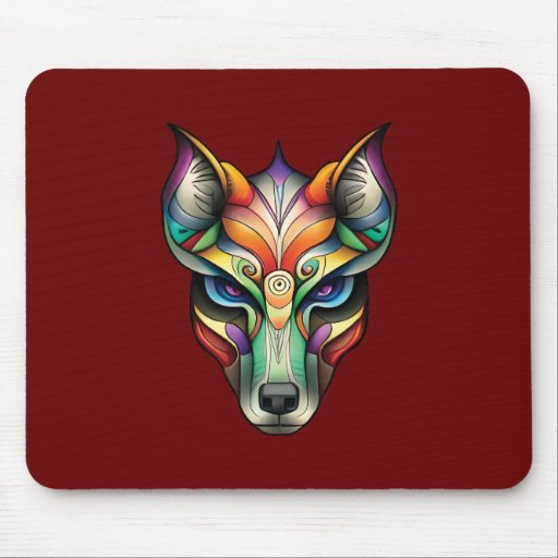 WOLF ART MOUSE PAD