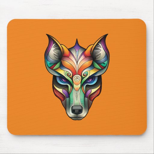WOLF ART MOUSE PAD