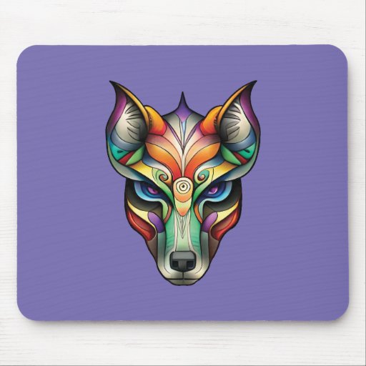WOLF ART MOUSE PAD