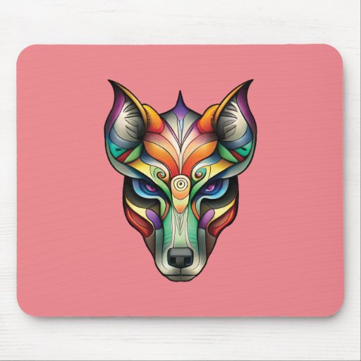 WOLF ART MOUSE PAD