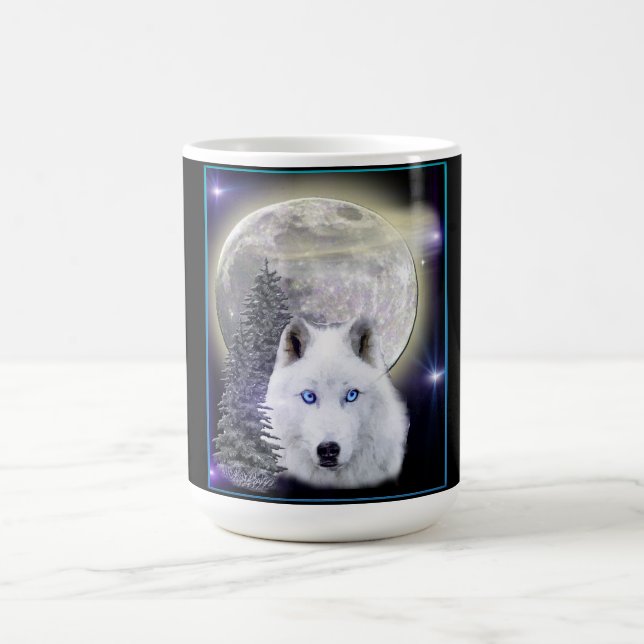 wolf art mug (Center)