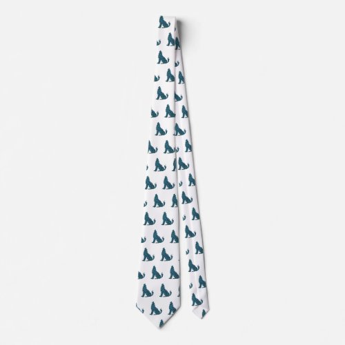 Wolf Art Neck Tie