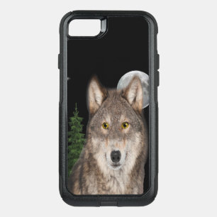 Wolf art OtterBox commuter iPhone SE/8/7 case