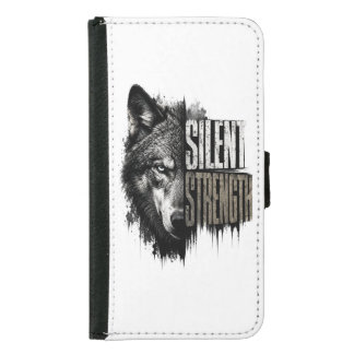 Wolf Art Phone Case | Silent Strength | Powerful W