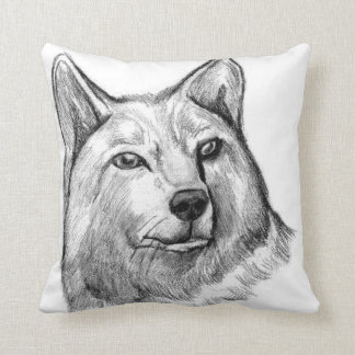 Wolf Art Pillow
