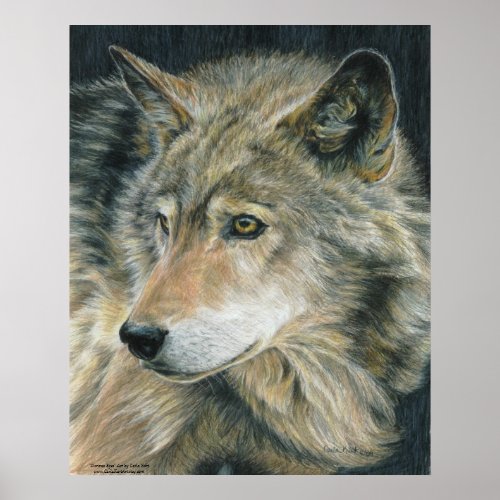 Wolf Art poster