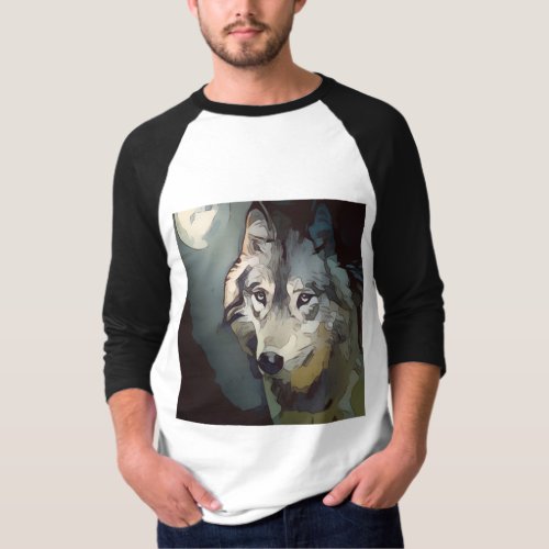 WOLF ART T_shirts