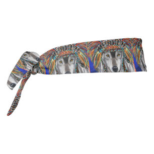 Wolf Art Tie Headband