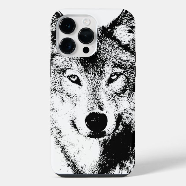 Wolf Artwork Iphone Case (Back)