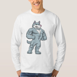 Wolf as Bodybuilder extreme T-Shirt