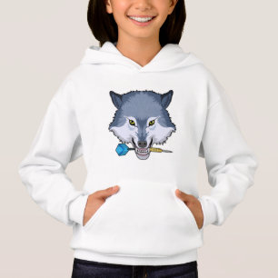 Wolf at Darts with Dart Hoodie