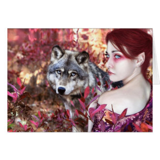 Wolf Autumn Cards