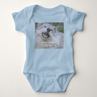 wolf baby bodysuit