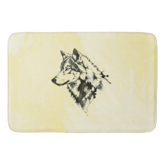 Wolf Bath Mat
