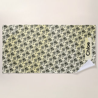 Wolf Beach Towel