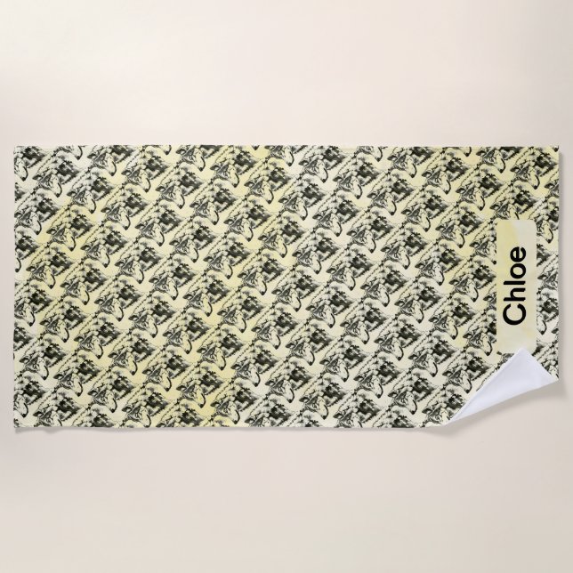 Wolf Beach Towel (Front)