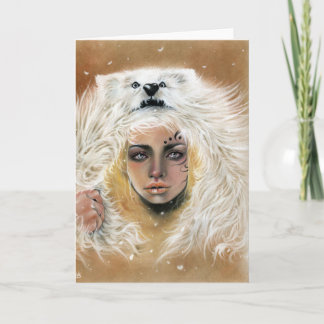 Wolf Beauty Greeting Card