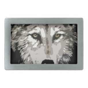 Wolf Belt Buckle