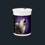 Wolf Beverage Pitcher<br><div class="desc">attractive picture and bold design</div>