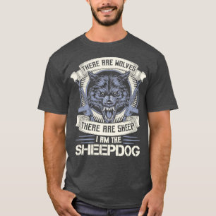 Wolf Biker Motorcycle Police T-Shirt