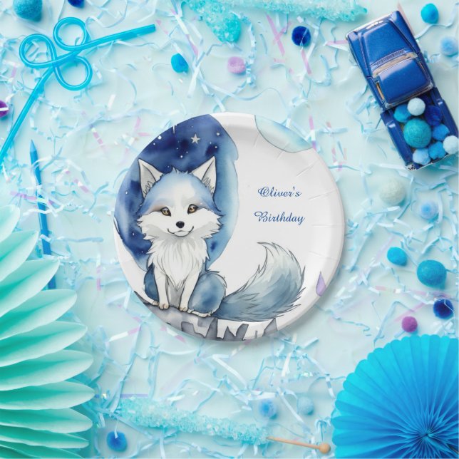 Wolf Birthday Paper Plates (Party)