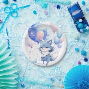 Wolf Birthday Paper Plates