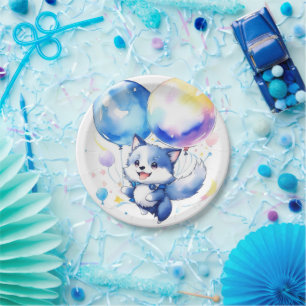 Wolf Birthday Paper Plates