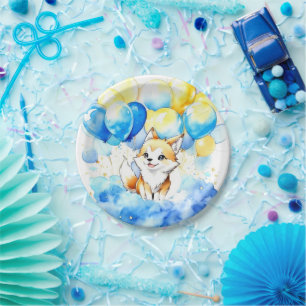 Wolf Birthday Paper Plates