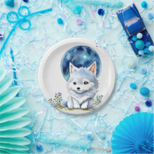 Wolf Birthday Paper Plates