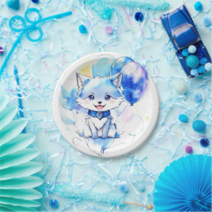 Wolf Birthday Paper Plates