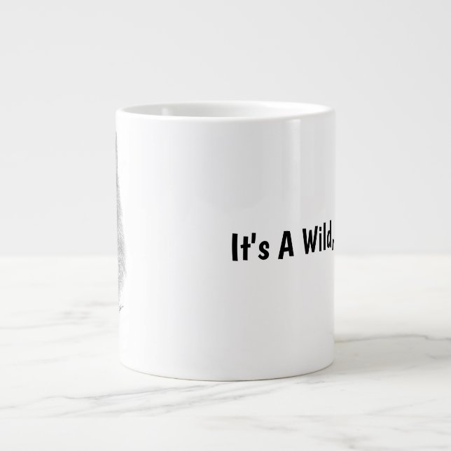 Wolf Bone China Mug  (Front)
