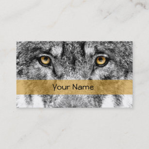 Wolf business card
