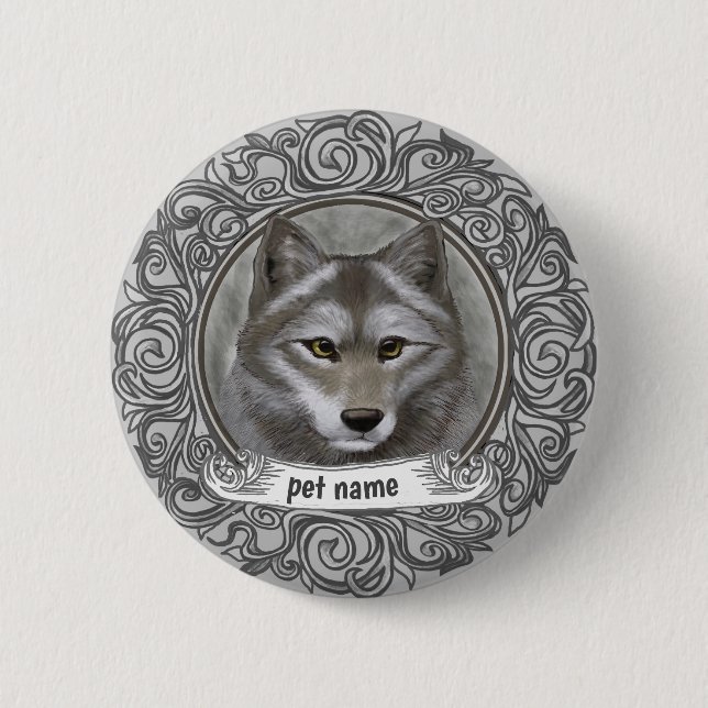Wolf  button (Front)