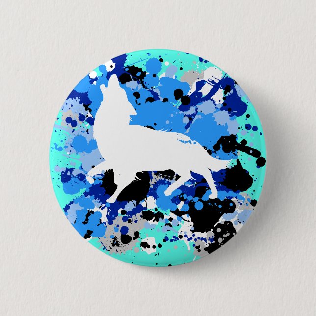 wolf button (Front)
