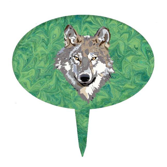 wolf cake topper (Front)