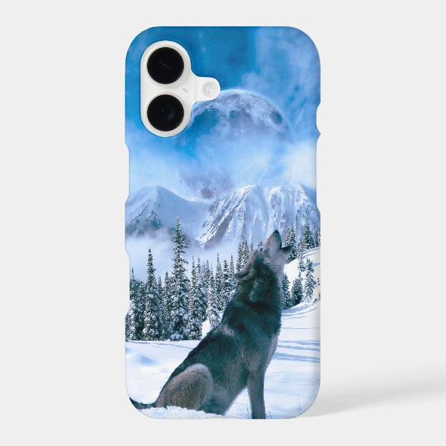 Wolf Call Iphone Case (Back)
