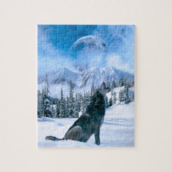 Wolf Call Jigsaw Puzzle by CaptainScratch at Zazzle