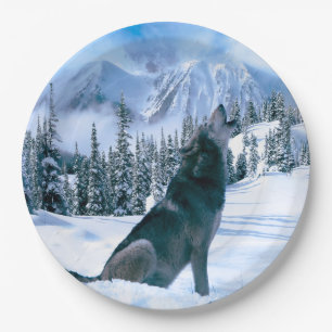 Wolf Call Paper Plates