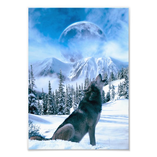 Wolf Call Photo Print (Front)