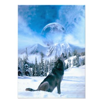 Wolf Call Photo Print by CaptainScratch at Zazzle