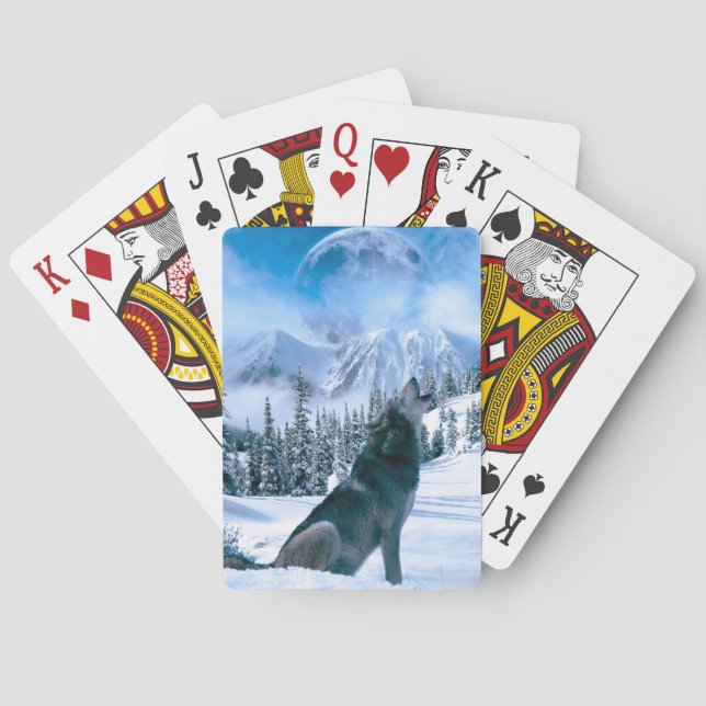 Wolf Call Poker Cards (Back)