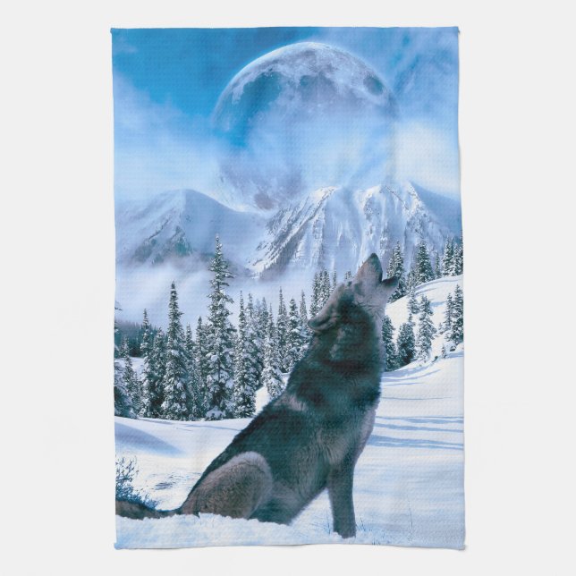 Wolf Call Towel (Vertical)
