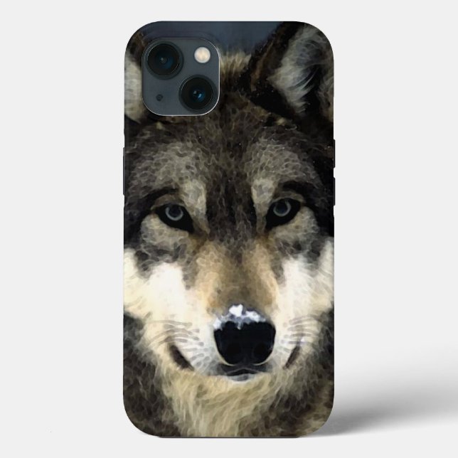 Wolf Case-Mate iPhone Case (Back)