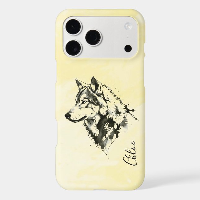 Wolf Case-Mate iPhone Case (Back)