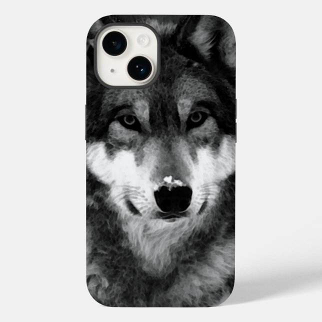 Wolf Case-Mate iPhone Case (Back)