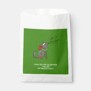 Wolf Christmas Funny Cute Kids Favor Bag
