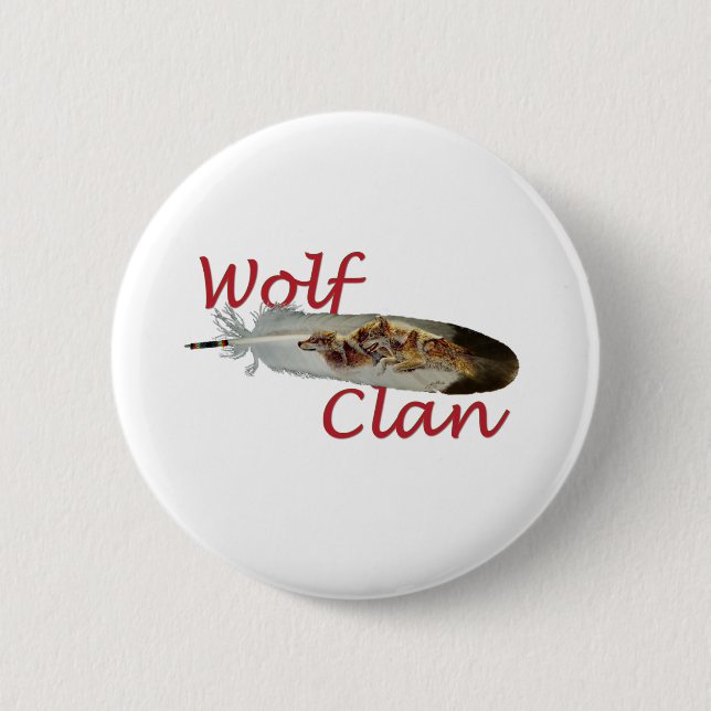 Wolf Clan Button (Front)