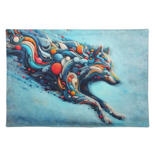 Wolf Cloth Placemat