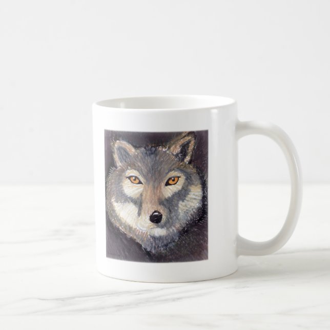 Wolf Coffee Mug (Right)